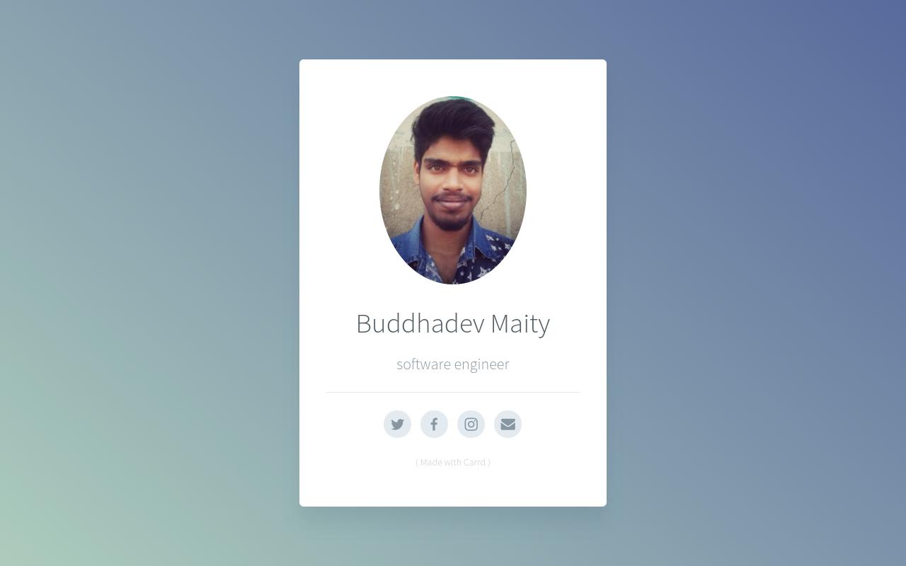 Carrd profile picture for @buddha